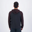 Blusa Flamengo Manga Longa Dikla Preta