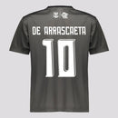 Camisa Flamengo De Arrascaeta 10 Moss Infantil