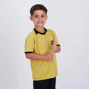 Camisa Flamengo Gerson 8 Chalkboard Infantil Dourada