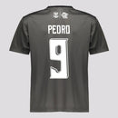 Camisa Flamengo Pedro 9 Moss Cinza Infantil